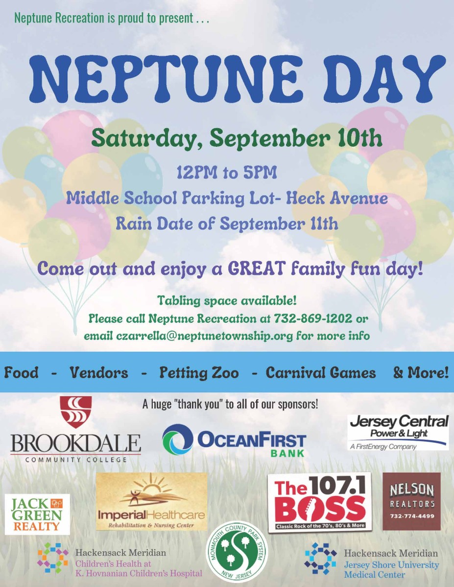 NEPTUNE DAY Neptune Township